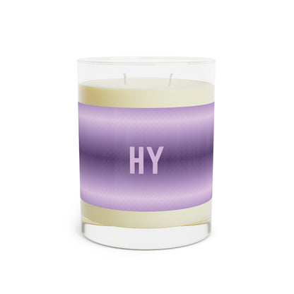 Geometric Lights in Purple Scented Candle -Two-Wick, 11oz