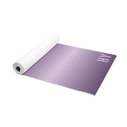 Geometric Lights in Purple Foam Yoga Mat