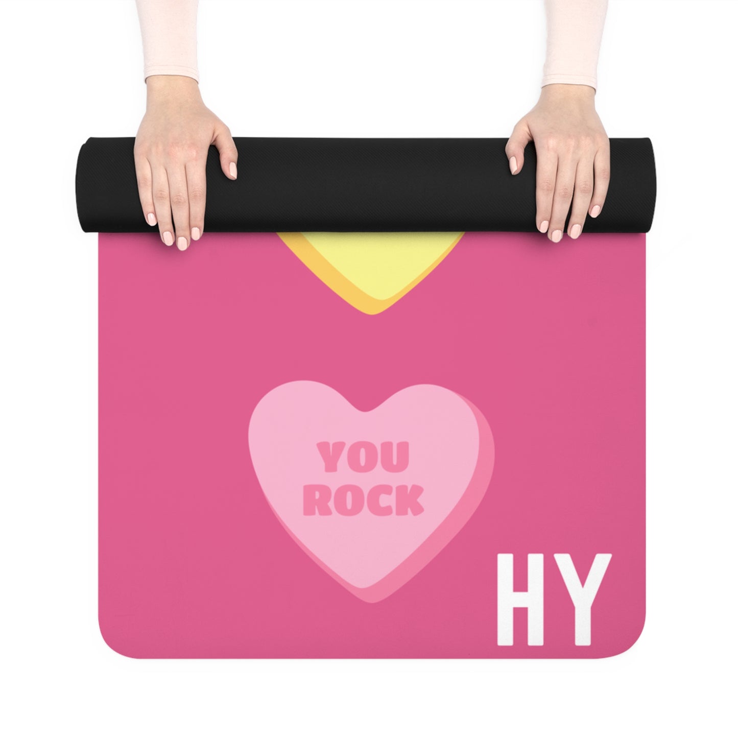 Hard Candy on Valentine's Day Rubber Yoga Mat