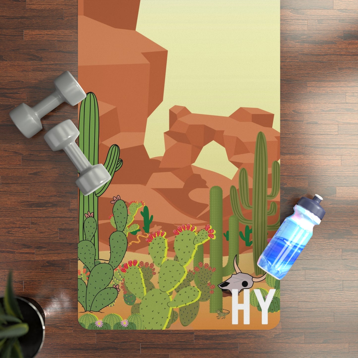 Desert Dusk Rubber Yoga Mat