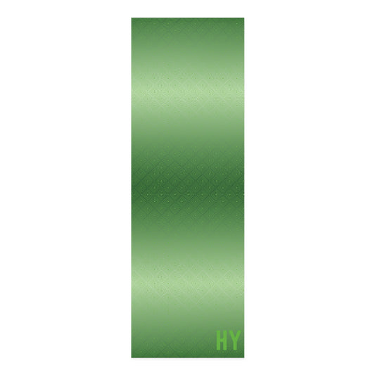 Geometric Lights in Green Foam Yoga Mat