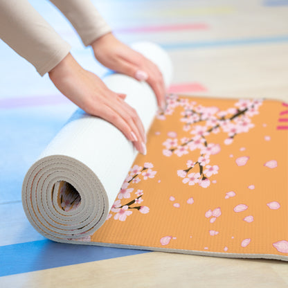 Cherry Blossoms in Japan Foam Yoga Mat