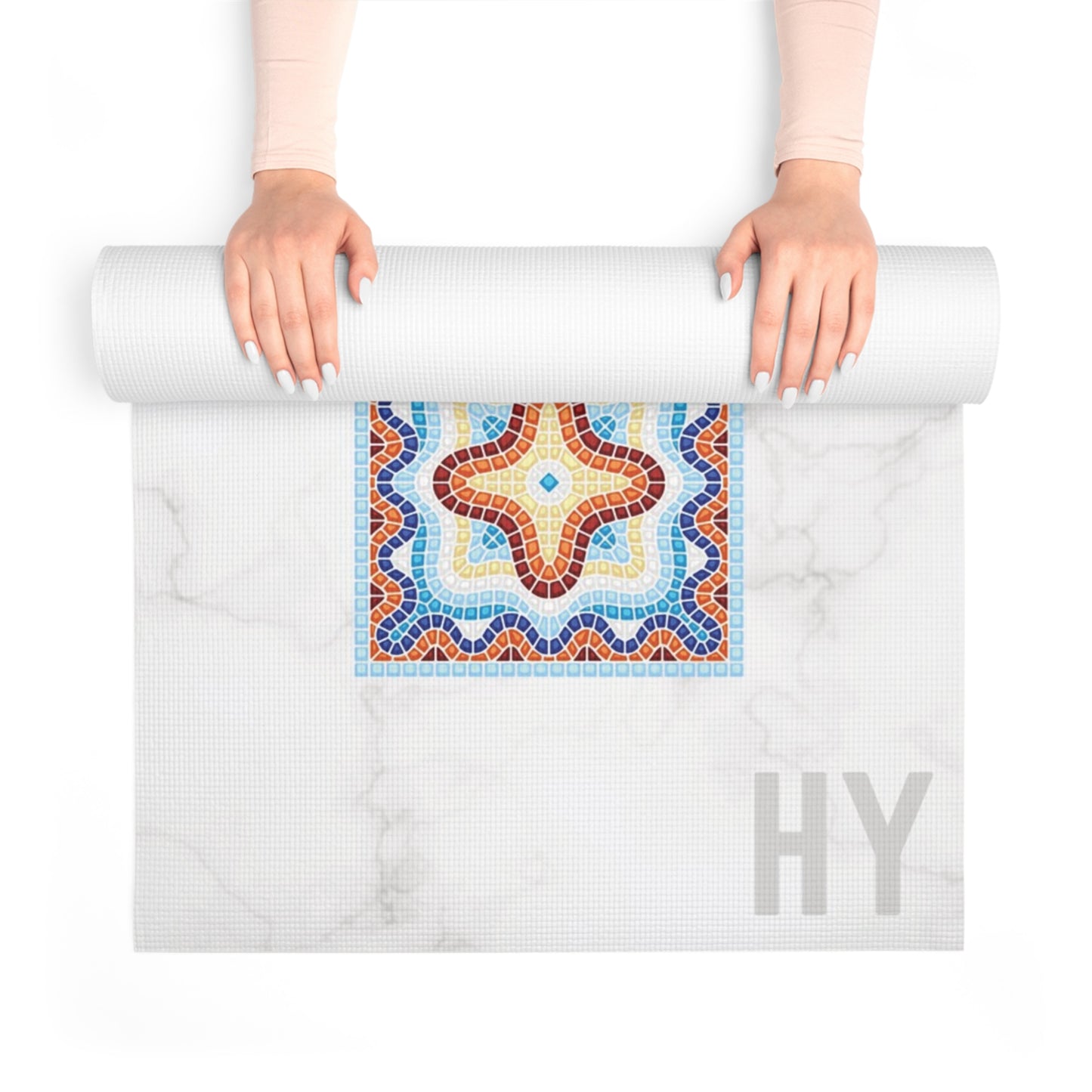 Marble Mudra Foam Yoga Mat