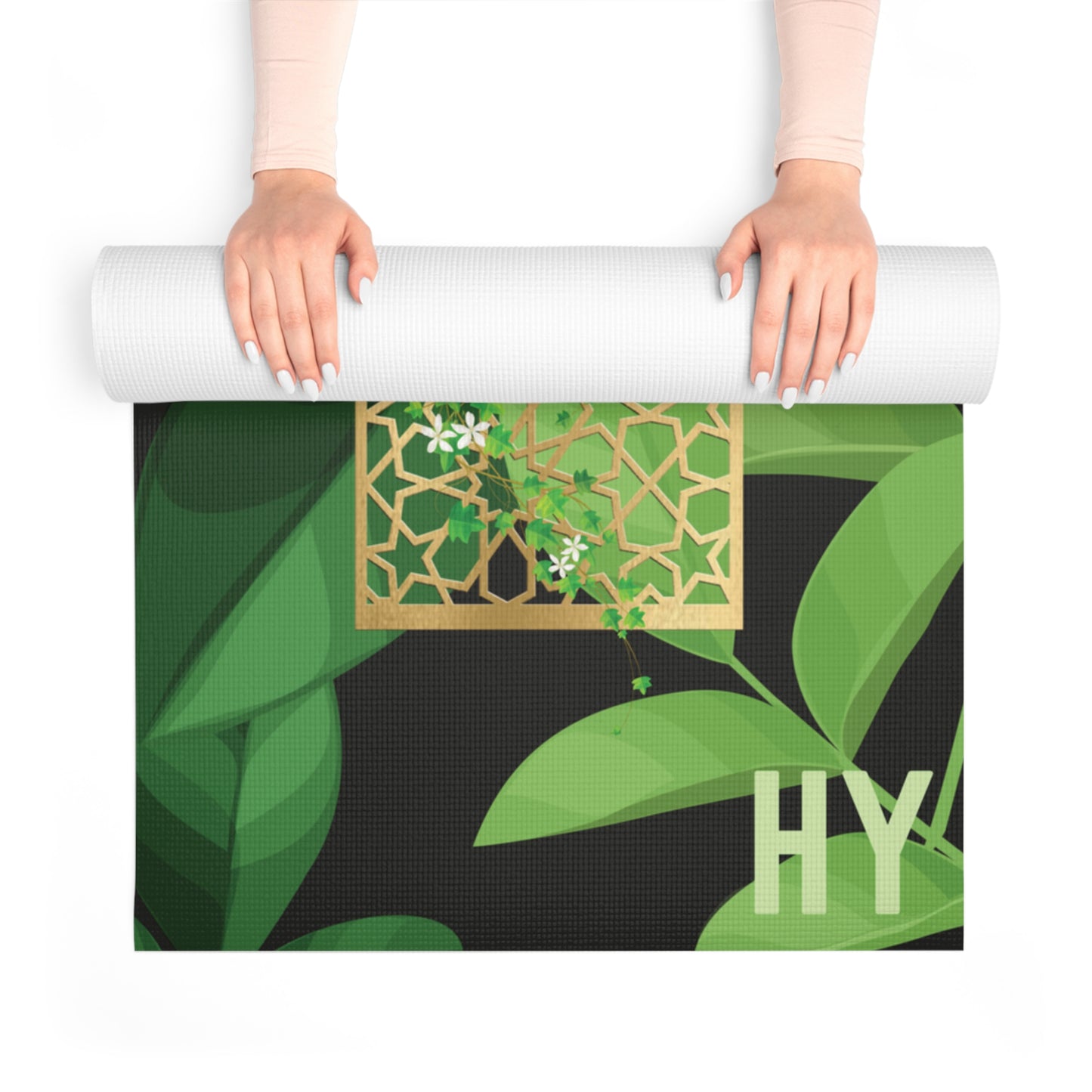 Blooming Jasmine Foam Yoga Mat