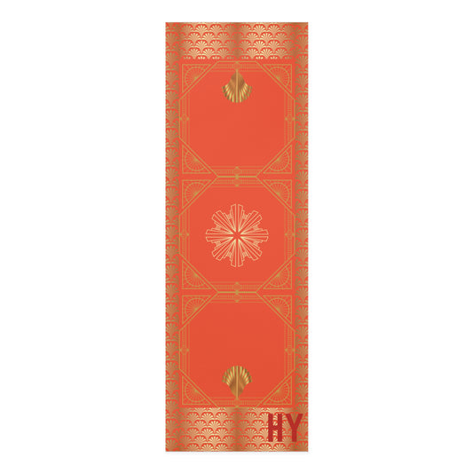 The Goddess in Coral Foam Yoga Mat