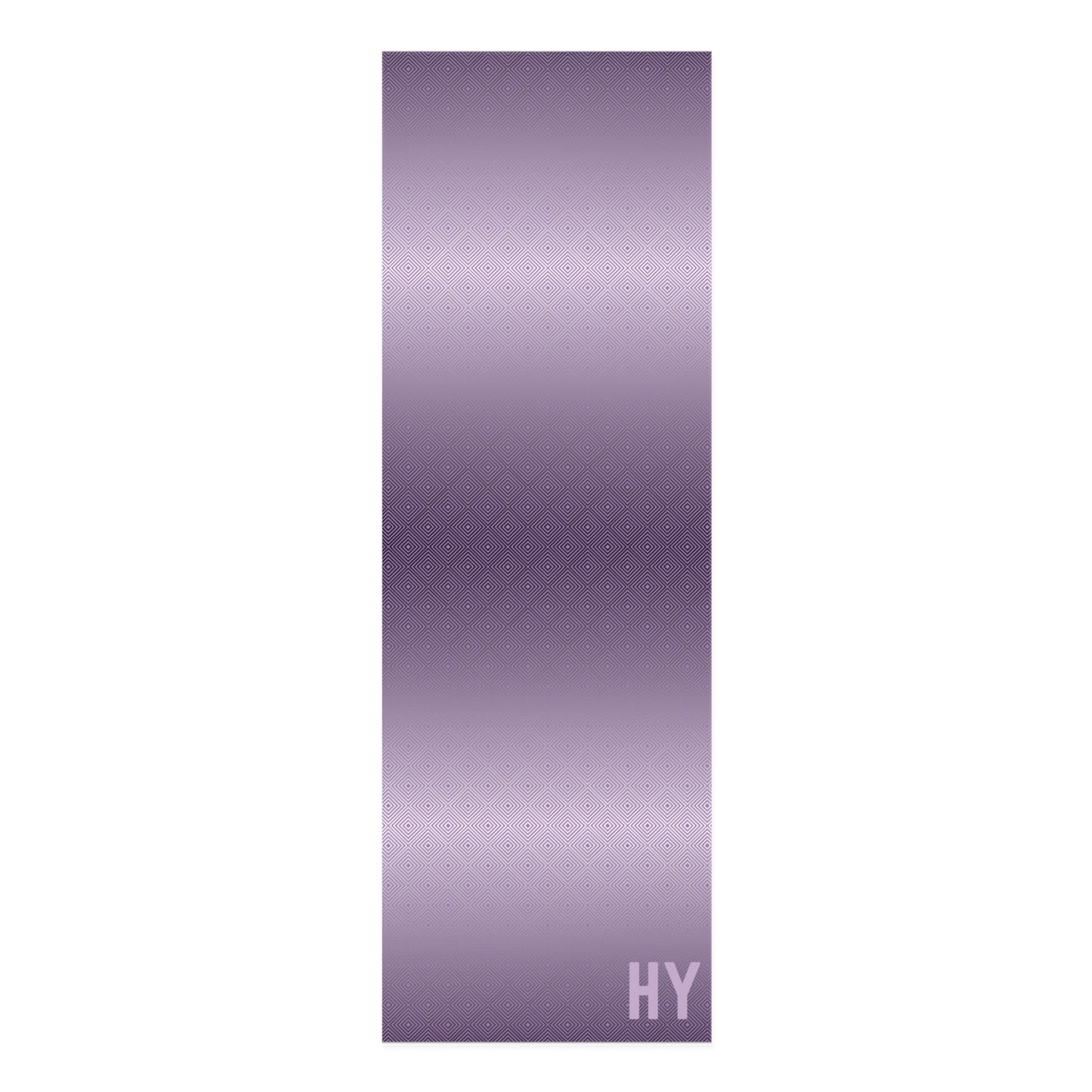 Geometric Lights in Purple Foam Yoga Mat