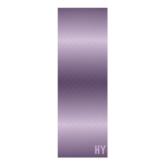 Geometric Lights in Purple Foam Yoga Mat