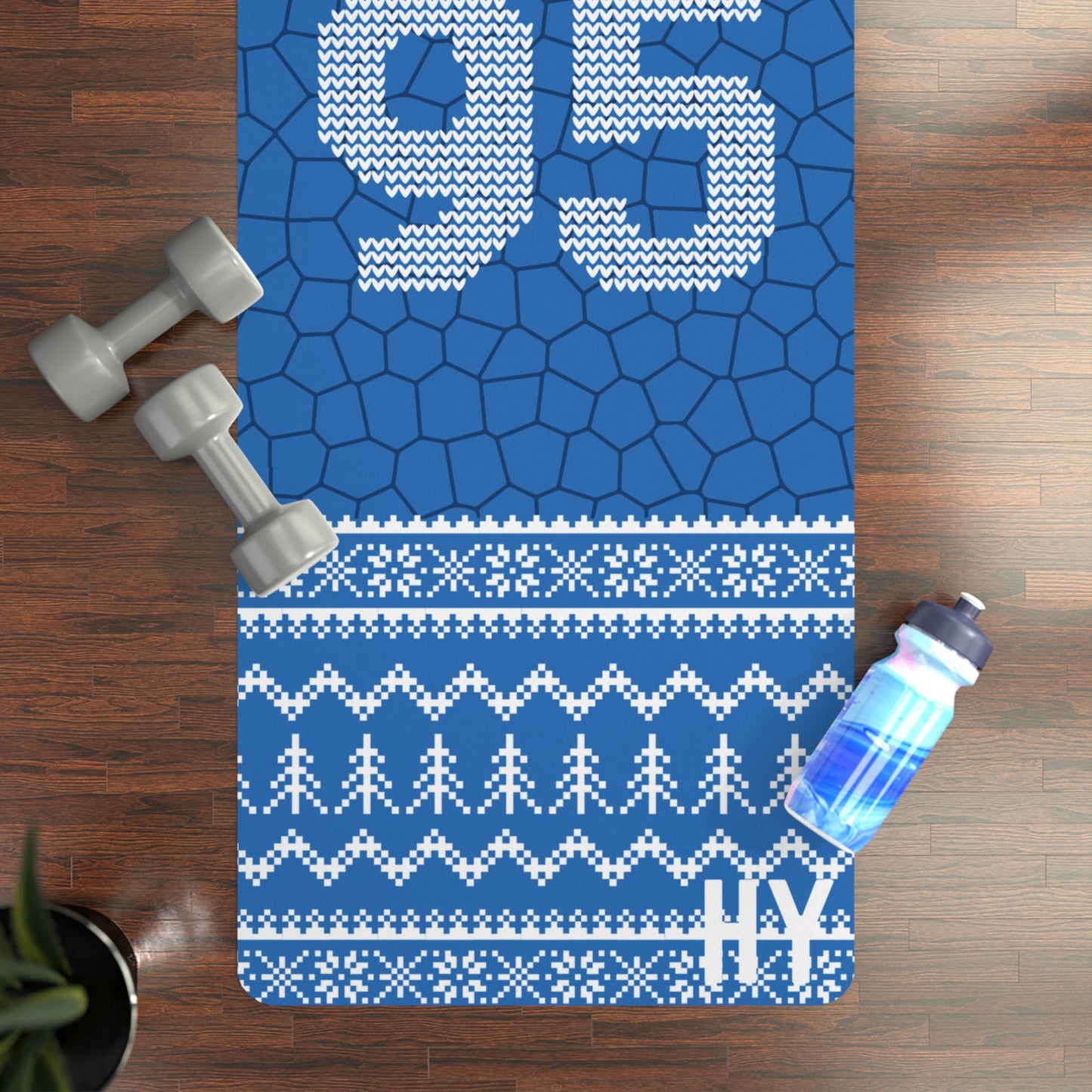 Knitted '95 Rubber Yoga Mat