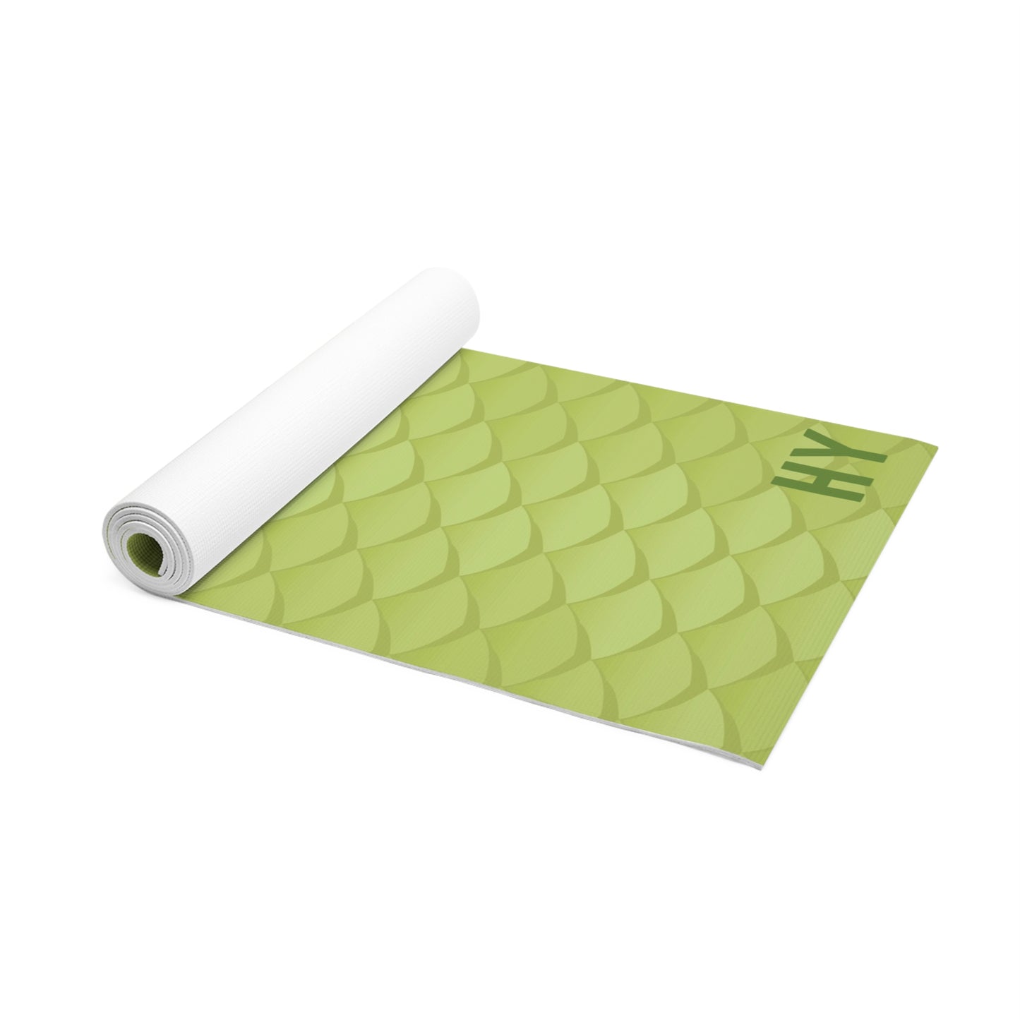 Dragon in Green Foam Yoga Mat