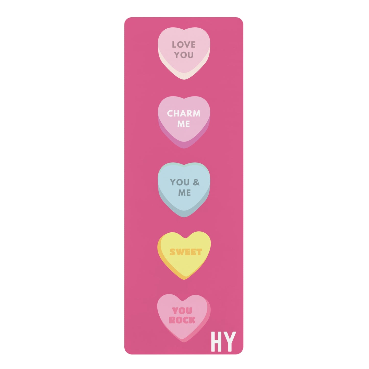 Hard Candy on Valentine's Day Rubber Yoga Mat