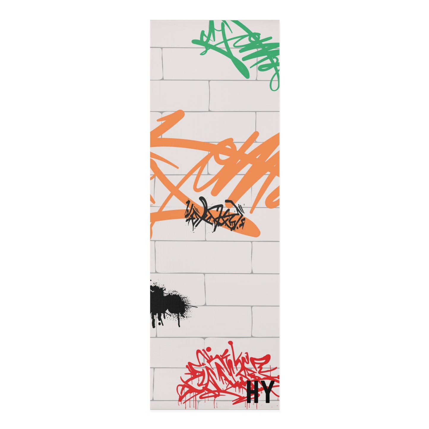 Wall Graffiti Colors Foam Yoga Mat