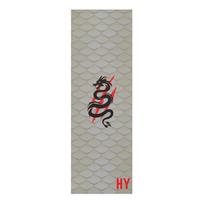 Dragon in Grey Foam Yoga Mat