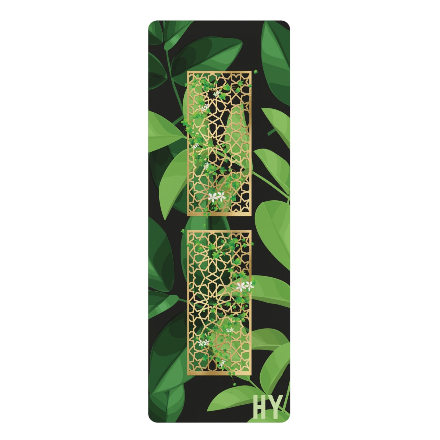 Blooming Jasmine Rubber Yoga Mat