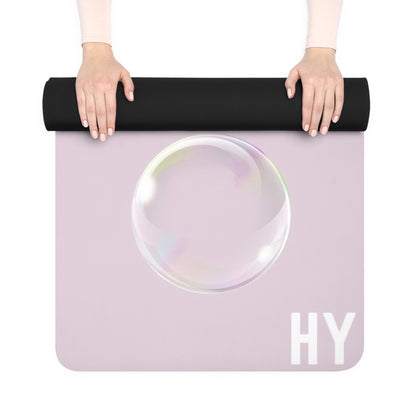 Balanced Bubbles Rubber Yoga Mat