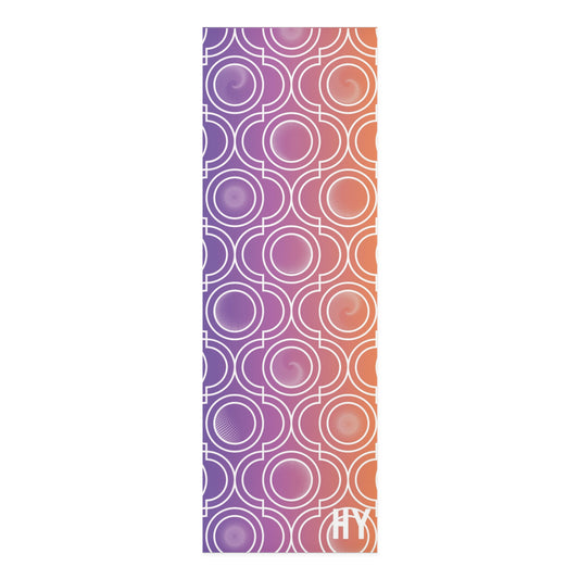 Portals in Purple Gradient Foam Yoga Mat