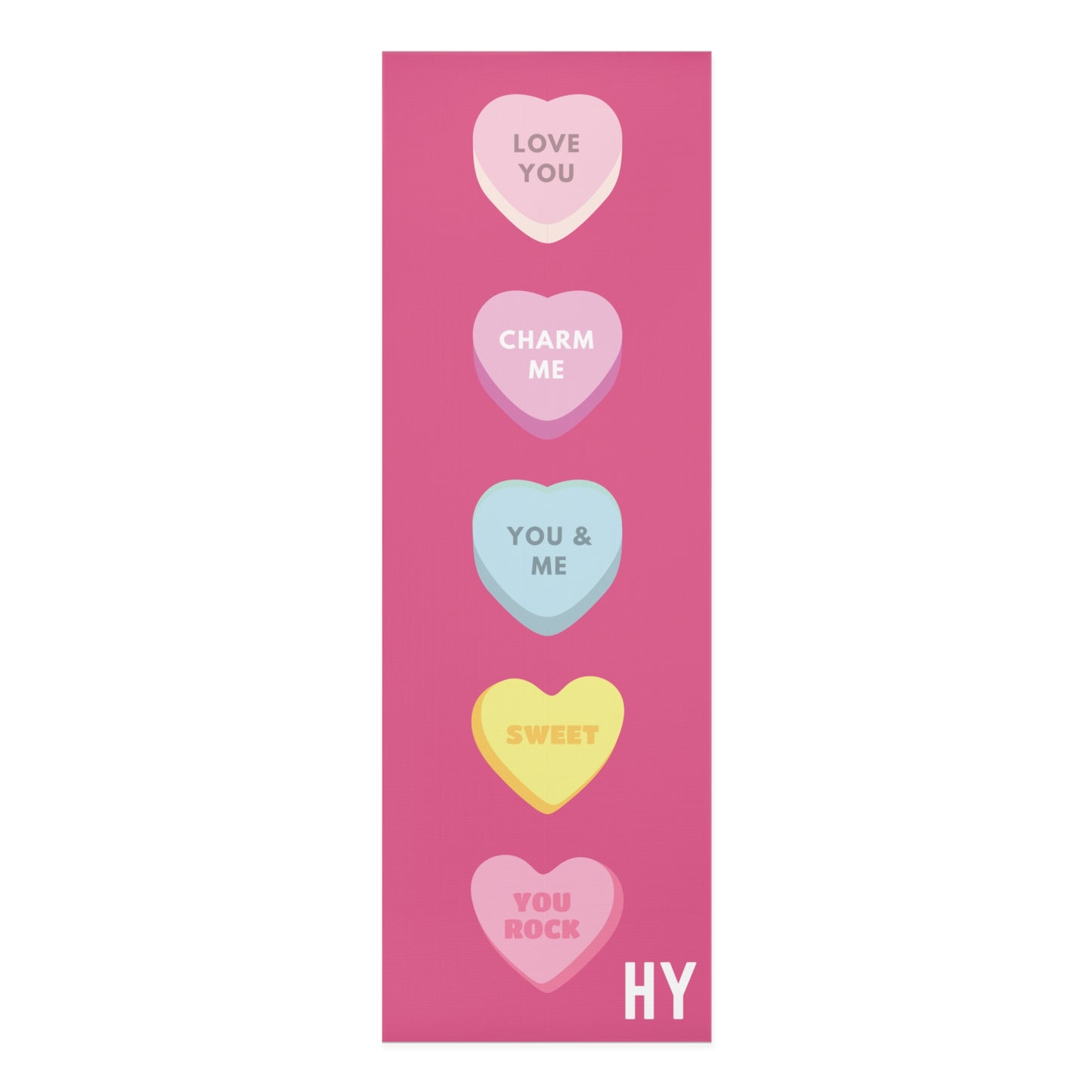 Hard Candy on Valentine's Day Foam Yoga Mat