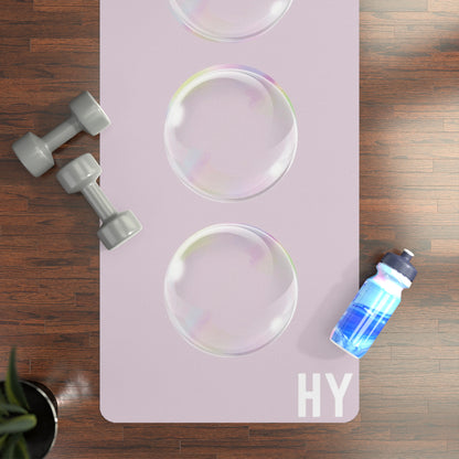 Balanced Bubbles Rubber Yoga Mat