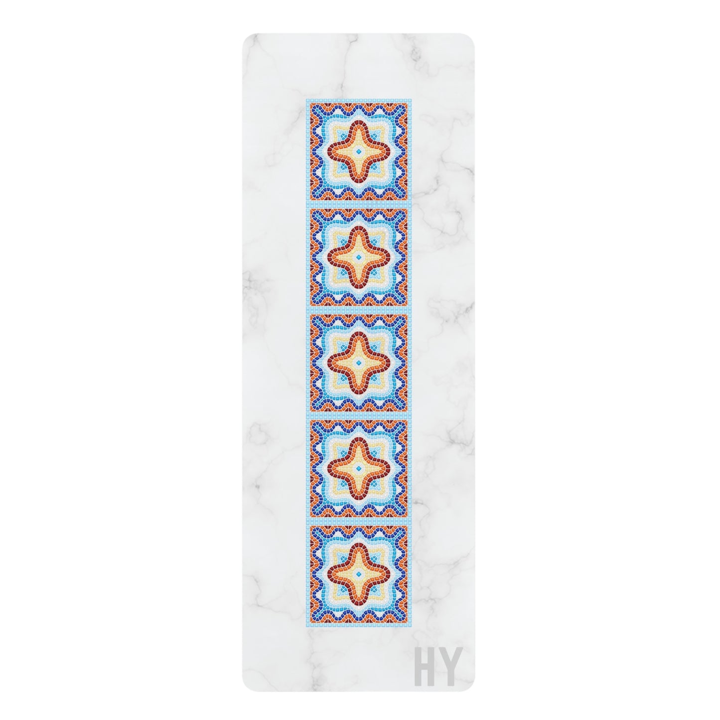 Marble Mudra Rubber Yoga Mat