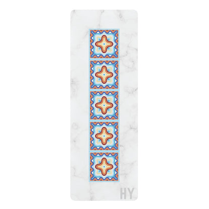 Marble Mudra Rubber Yoga Mat