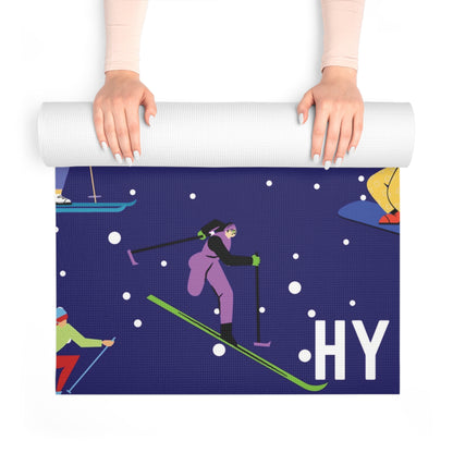 90's Skiers Foam Yoga Mat