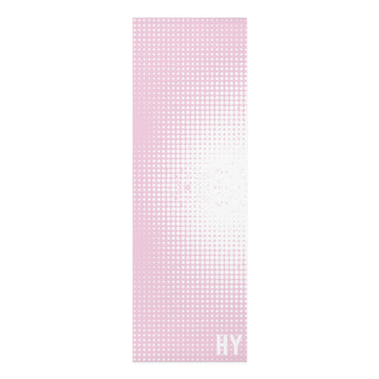 Dotted Gradient in Pink Foam Yoga Mat