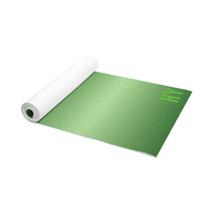 Geometric Lights in Green Foam Yoga Mat