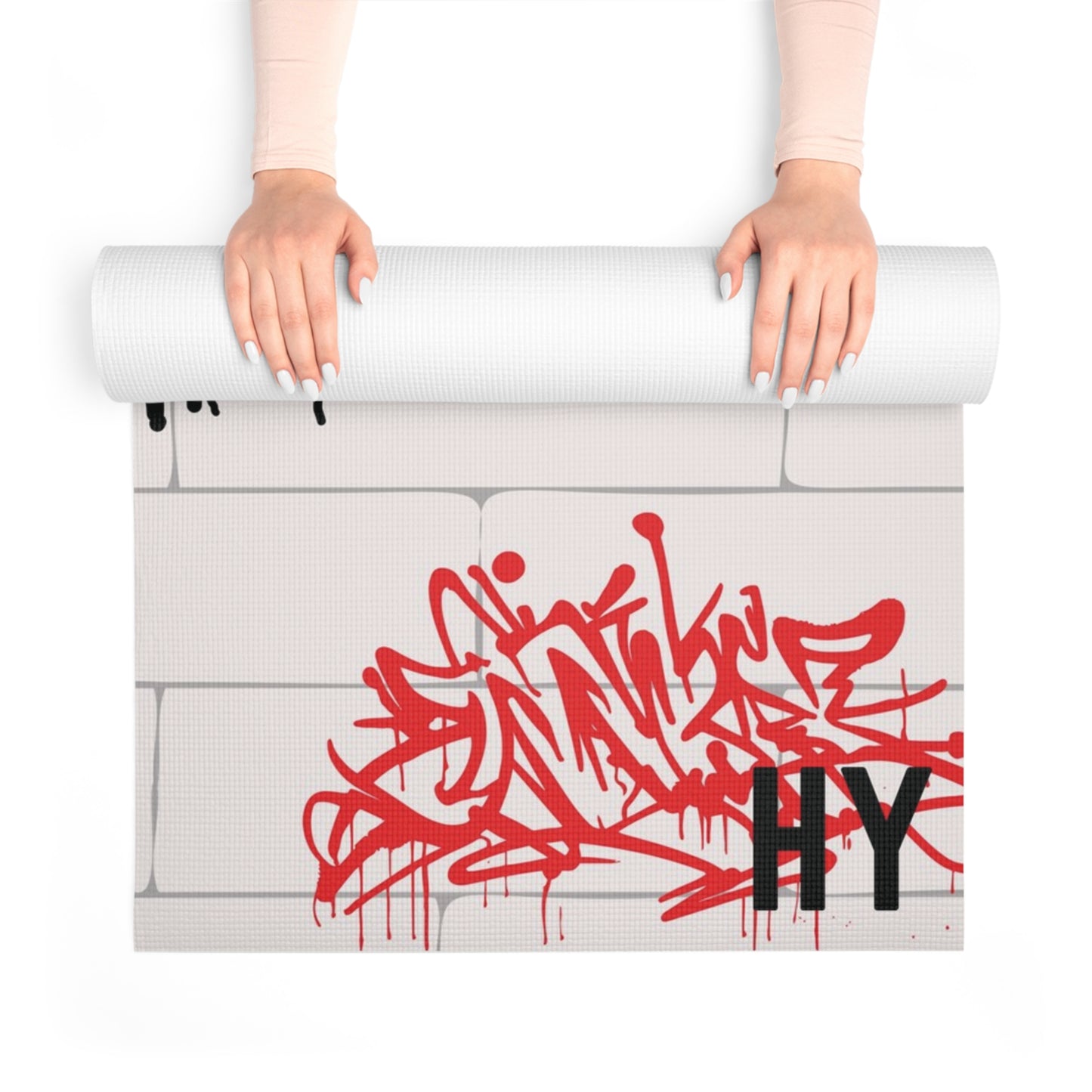 Wall Graffiti Colors Foam Yoga Mat