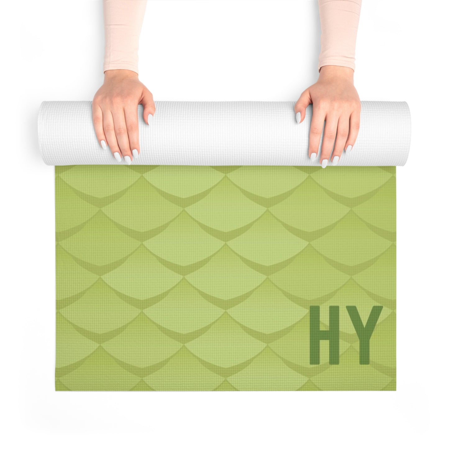 Dragon in Green Foam Yoga Mat